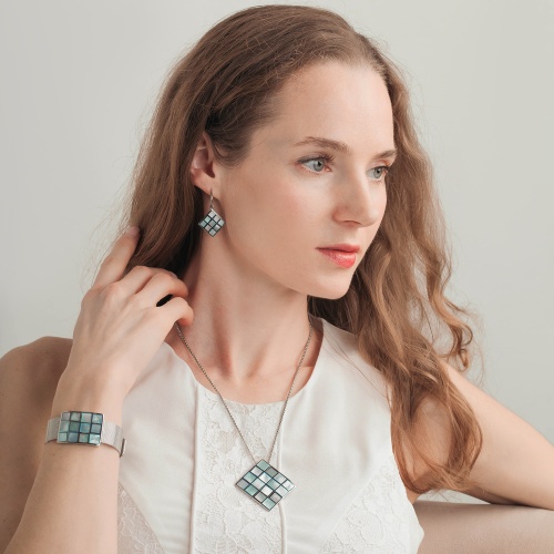 Серьги Fiore Luna, AE01361-2 BL фото 2